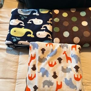 3 HEAVY DUTY BOYS BLANKETS